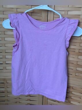 Jumping Beans girls 8 Light purple Ruffle Sleeve Top